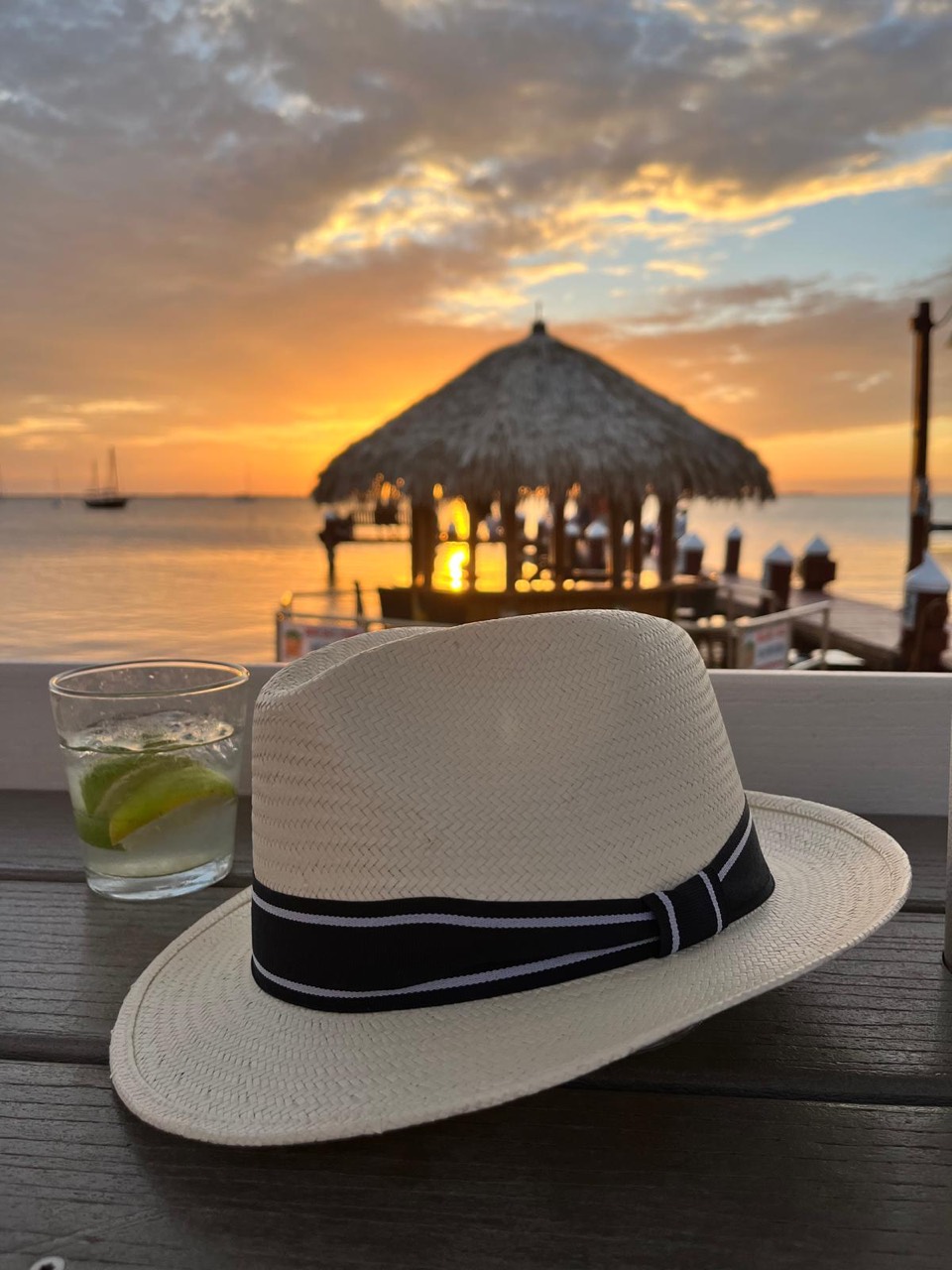 SAPPA Collection A hat at a seaside sunset